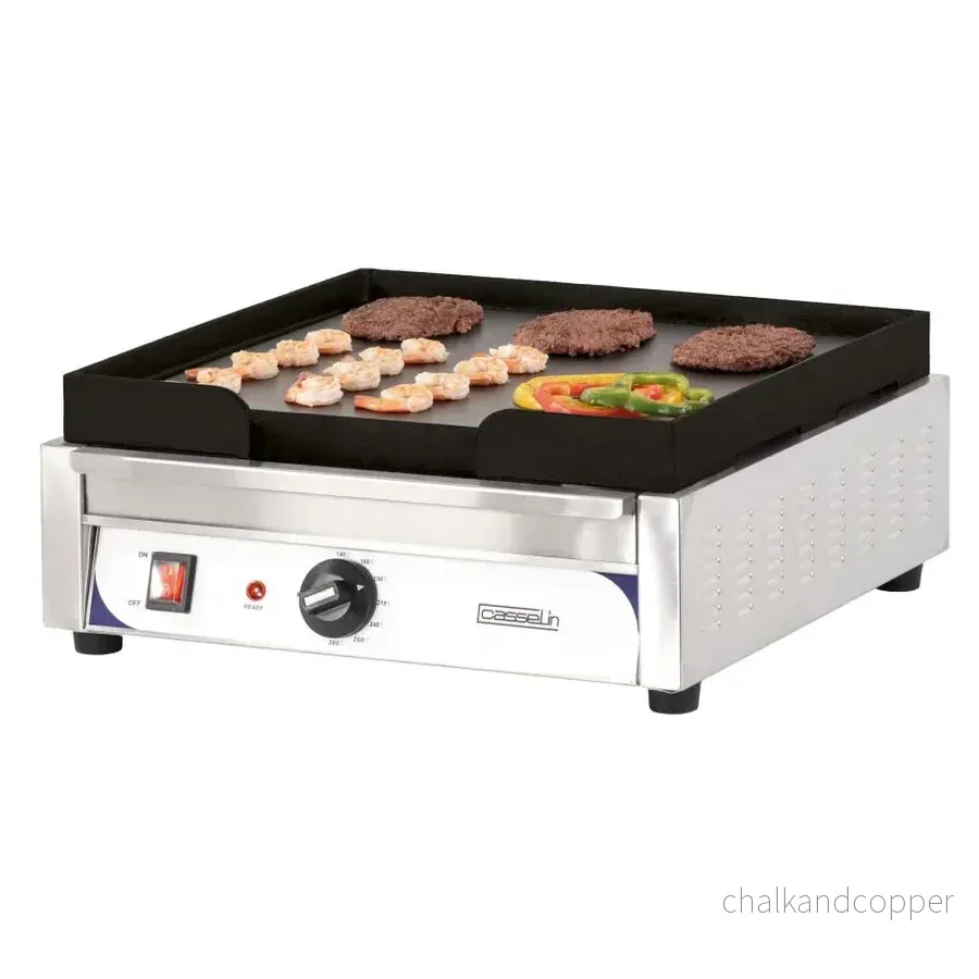 Stekhäll – 380 x 380 mm – gjutjärn – 2800 watt Stekhäll – 380 x 380 mm – gjutjärn – 2800 watt