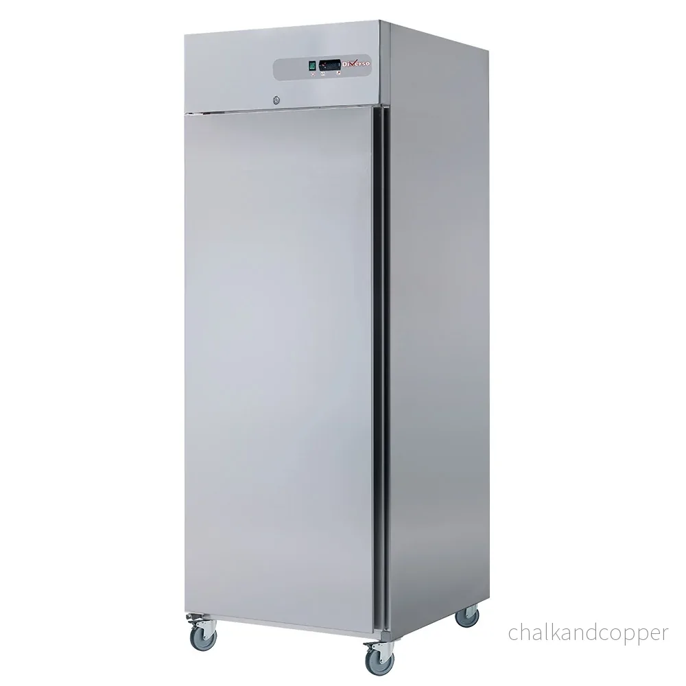 Ventilerad kyl 700 liter 1 dörr GN 2/1, på hjul