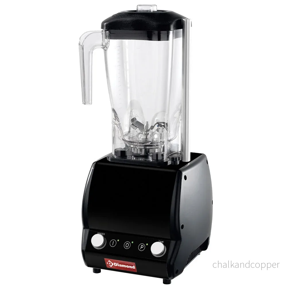 Professionell mixer, fyrkantigt glas 2 liter, med timer – hastighetsvariator Professionell mixer, fyrkantigt glas 2 liter, med timer – hastighetsvariator