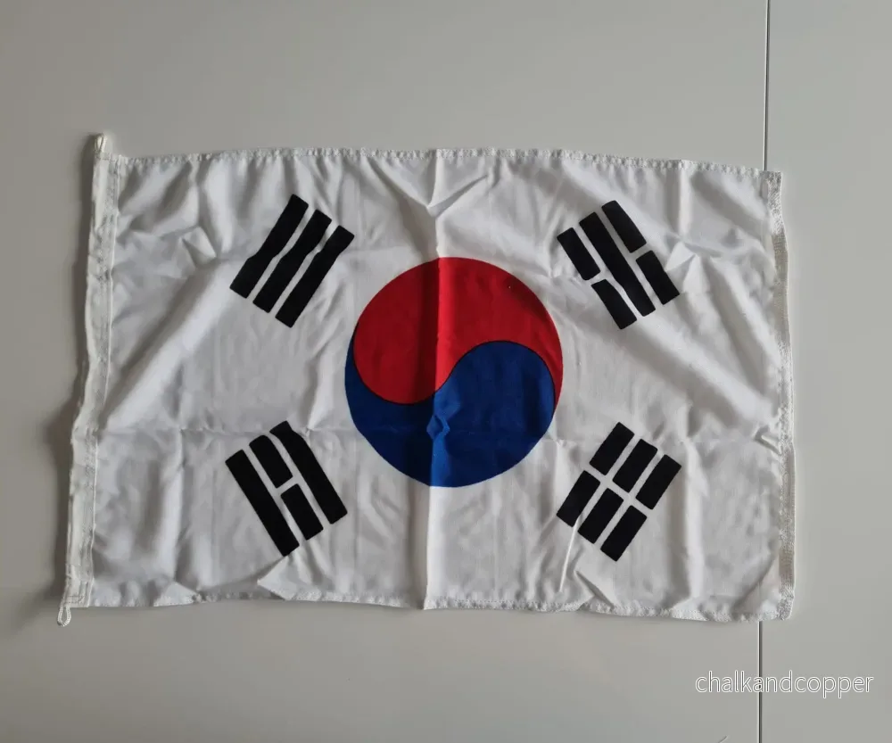 Sydkoreas flagga - Bild 2