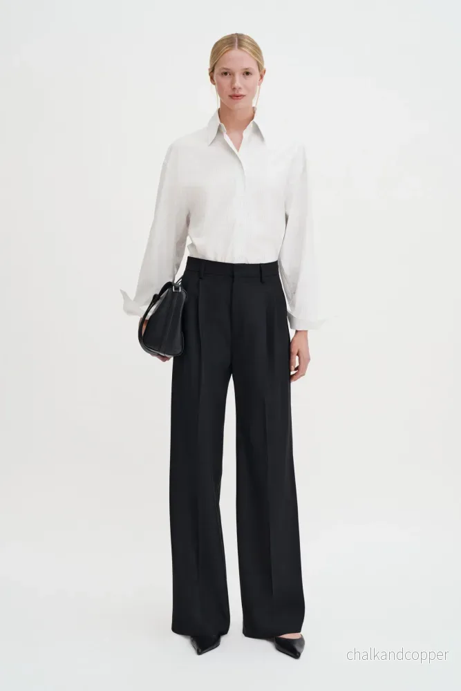 Darcey Wool Trousers Black Filippa K