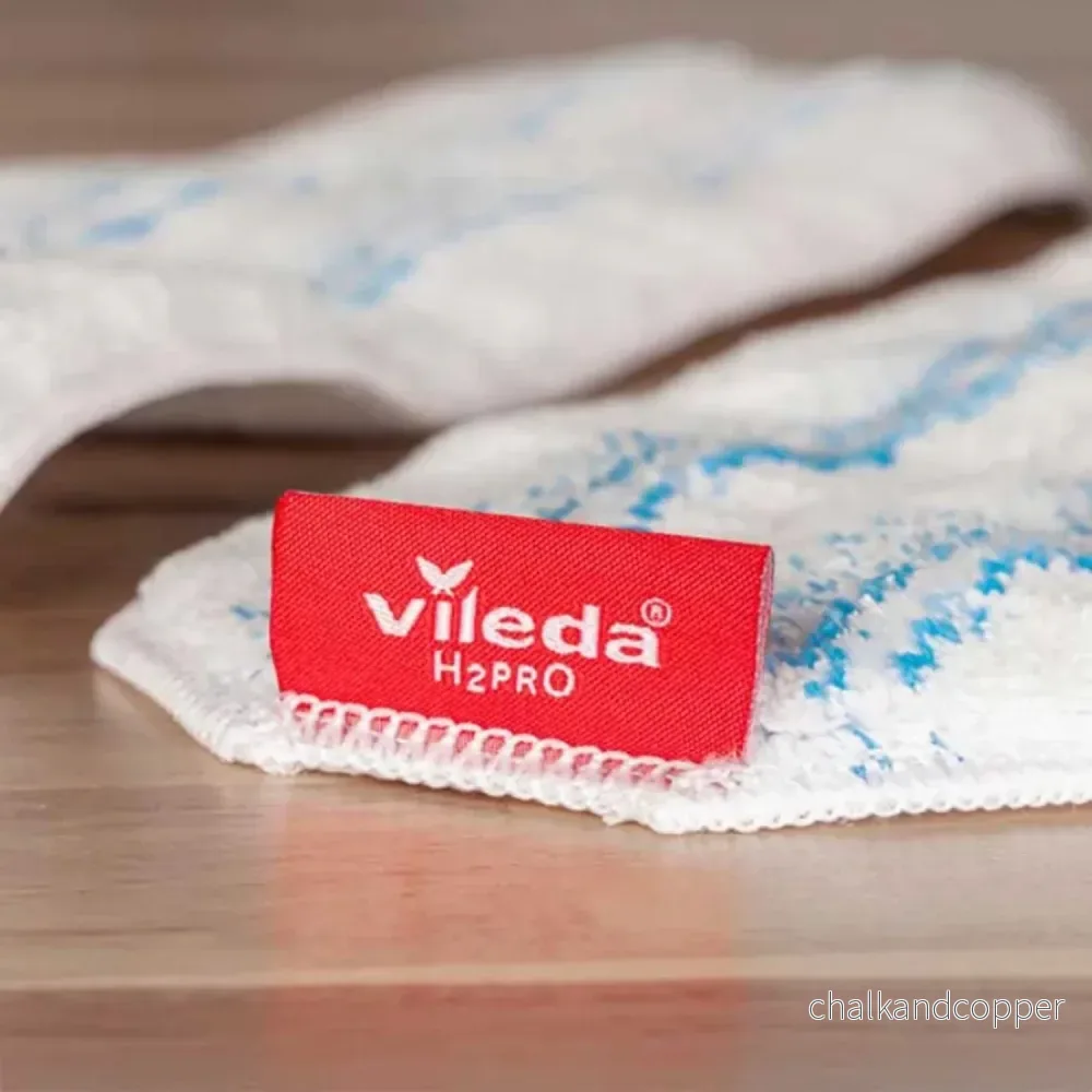 Vileda H2prO-insats till plattmopp, av mikrofiber, kan tvättas i tvättmaskin, 175786, 3 stycken - Bild 3