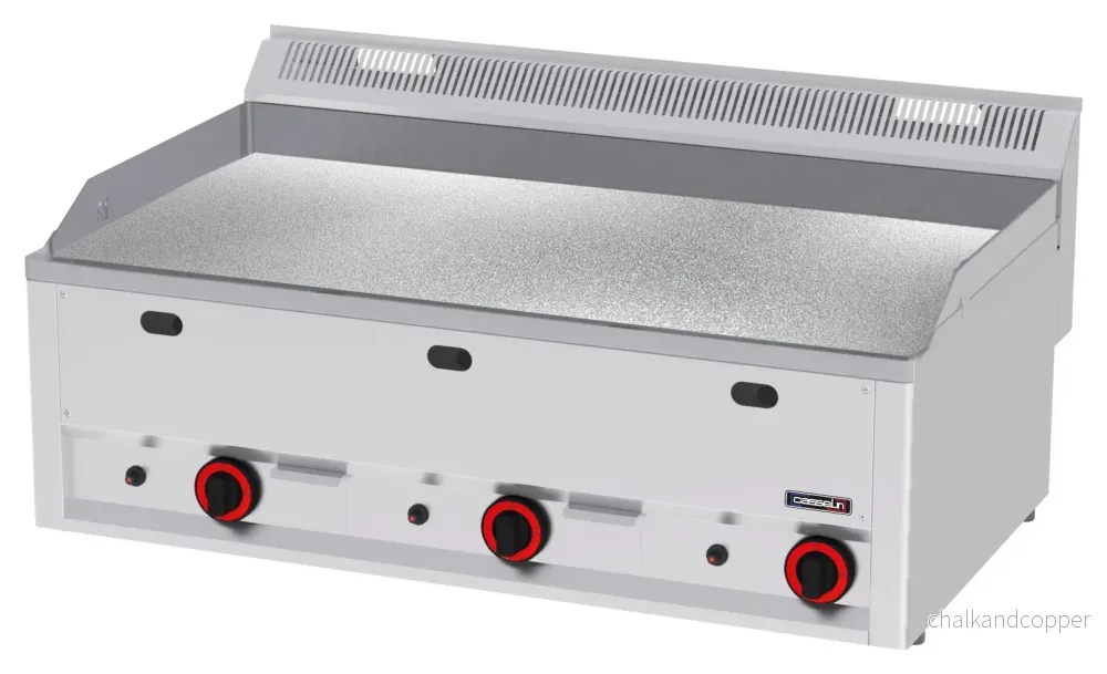 Gasgrillplatta texturerad krom 99