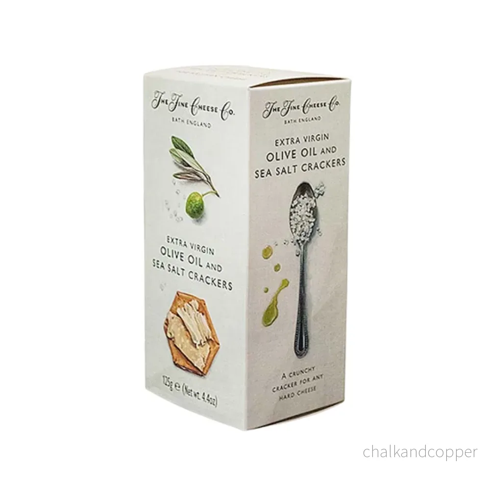 FC Crackers Olivolja & Havssalt 125 g – The Fine Cheese Co.