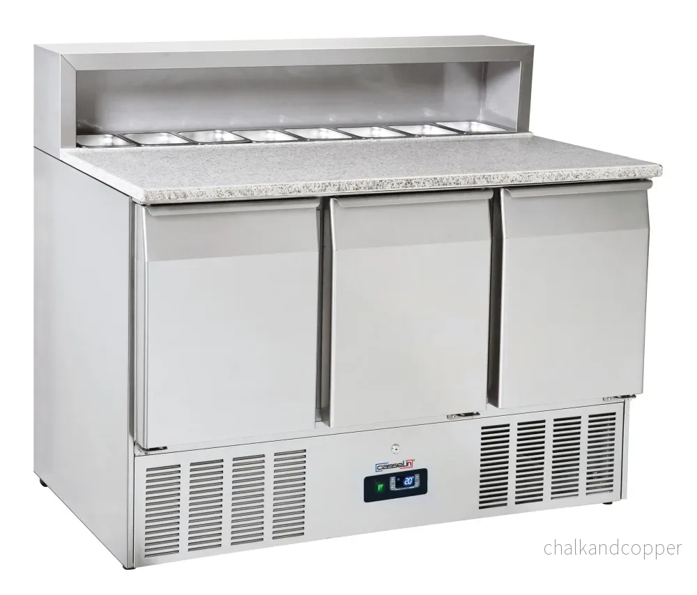 Saladette för matlagning 3 dörrars GN 1/1 Granit Saladette för matlagning 3 dörrars GN 1/1 Granit