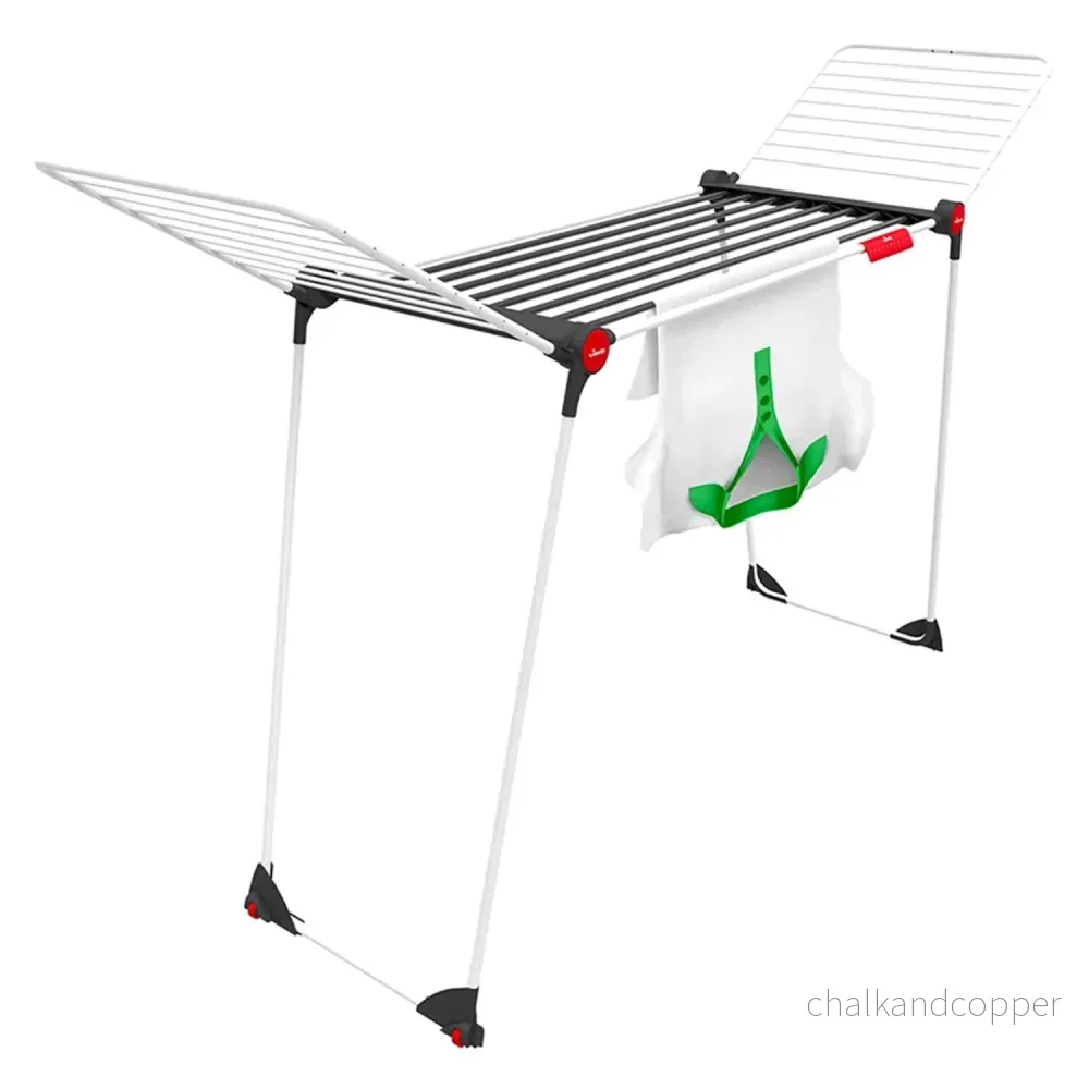 Vileda Soft Care Torkställ Torktumlaren 21 m Torkområde Vingtorkställning Vingtorkställ 215 x 56 x 128 cm, Vit