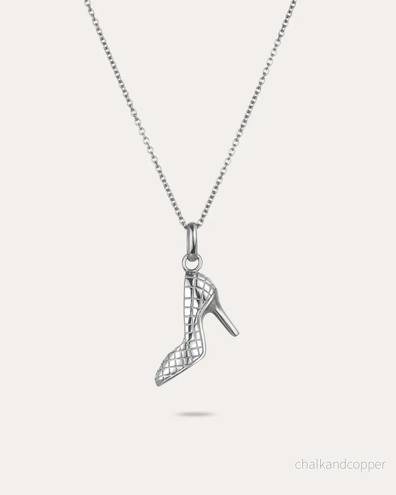 Shoe la la Posh – Silverhalsband