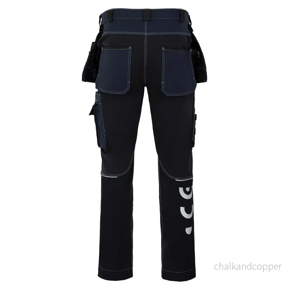 Avacore midjebyxa, stretch, cordura, svart och marinblå, storlek 54, Avaflex - Bild 2