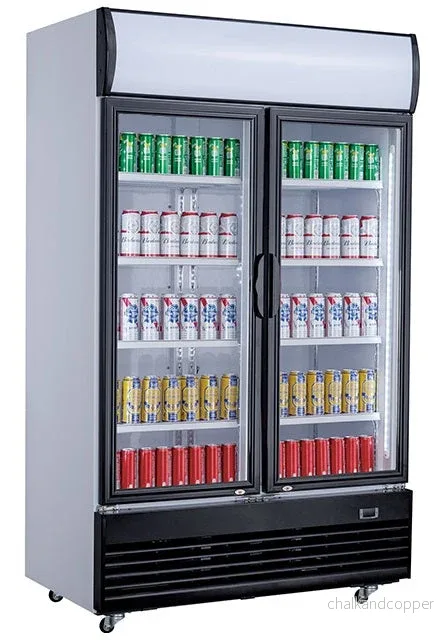 KYLSKÅP 2 GLASDÖRRAR 800L KYLSKÅP 2 GLASDÖRRAR 800L