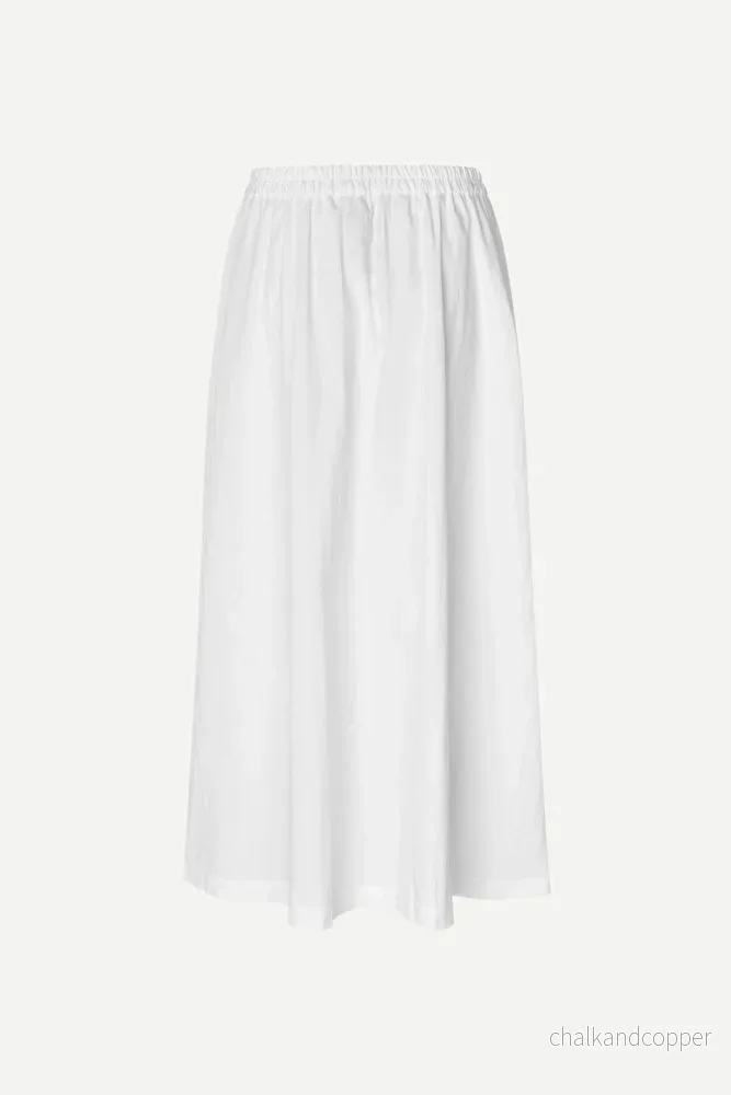 Satina Skirt 15646 White Samsoe Samsoe - Bild 2