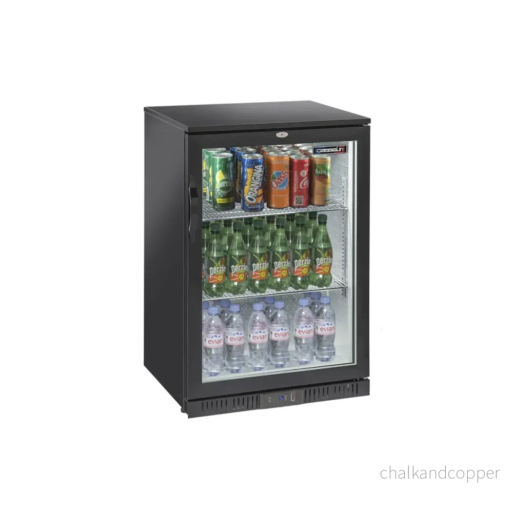 Backbar / Barkylskåp – Svart – 1 dörr