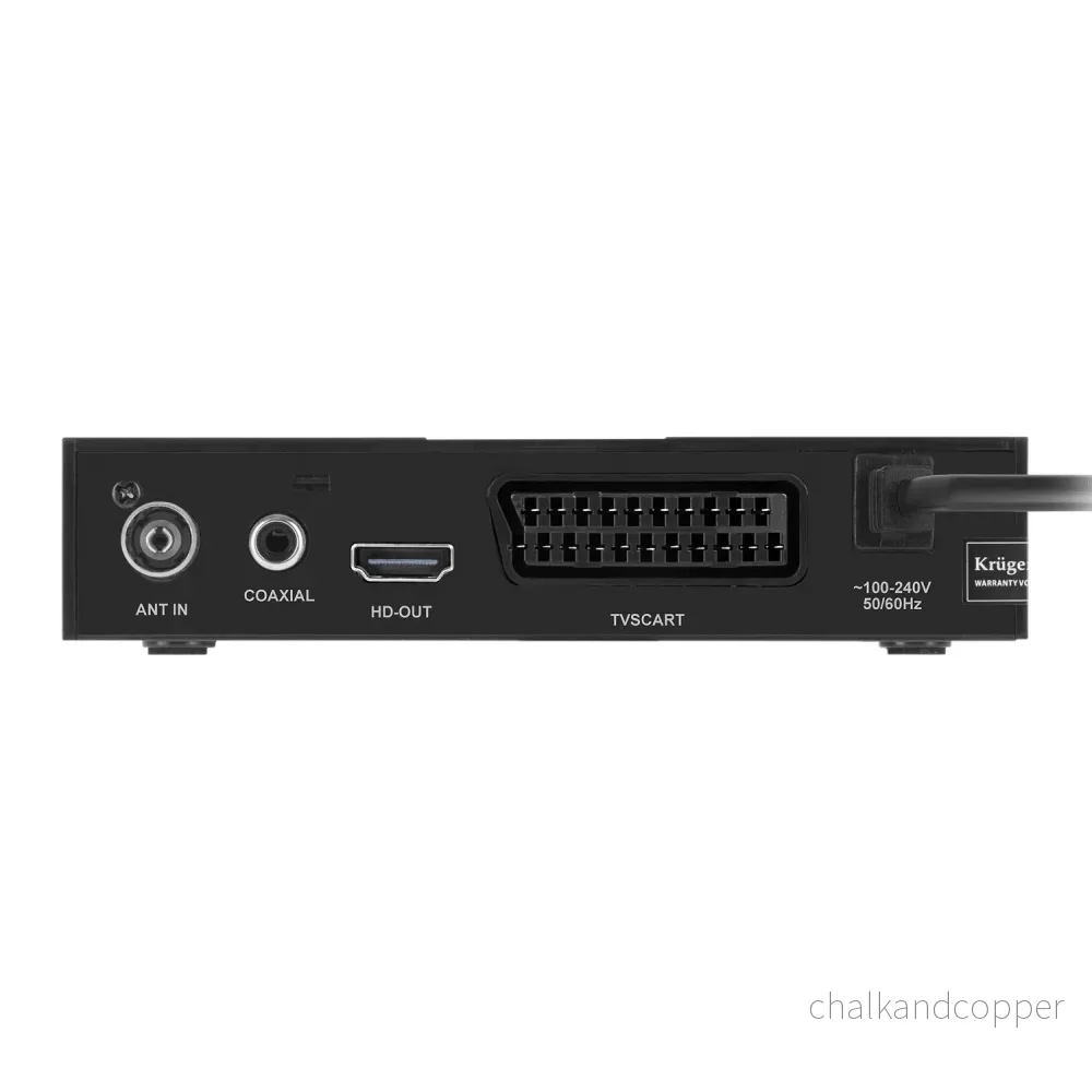 Tuner-avkodare DVB-T2 KM0550D H.265 HEVC EPG PVR Timeshift Kruger&Matz - Bild 3