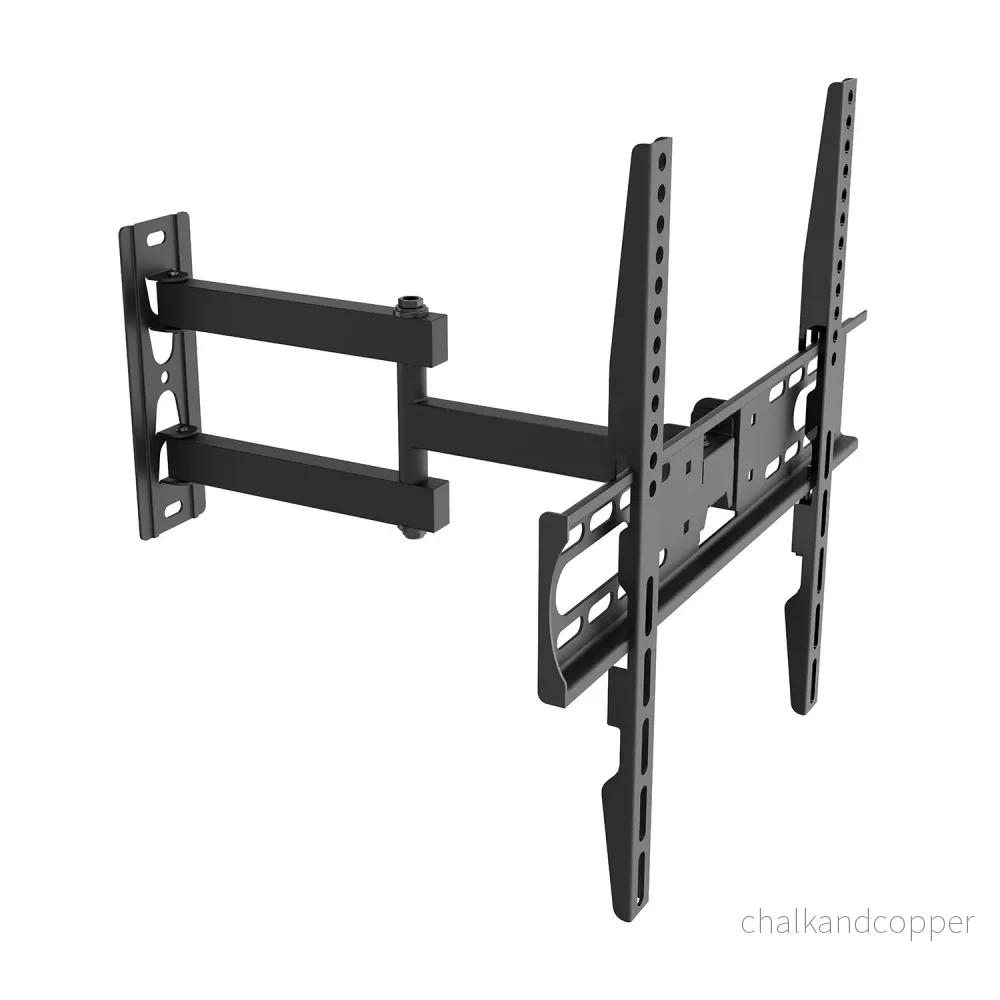 TV-fäste/hängare Maclean, max VESA 400x400, 32–55 tum, upp till 30 kg, svart, lutningsjustering +2°–-10° och vridning +90°–-90°, MC-191 - Bild 2