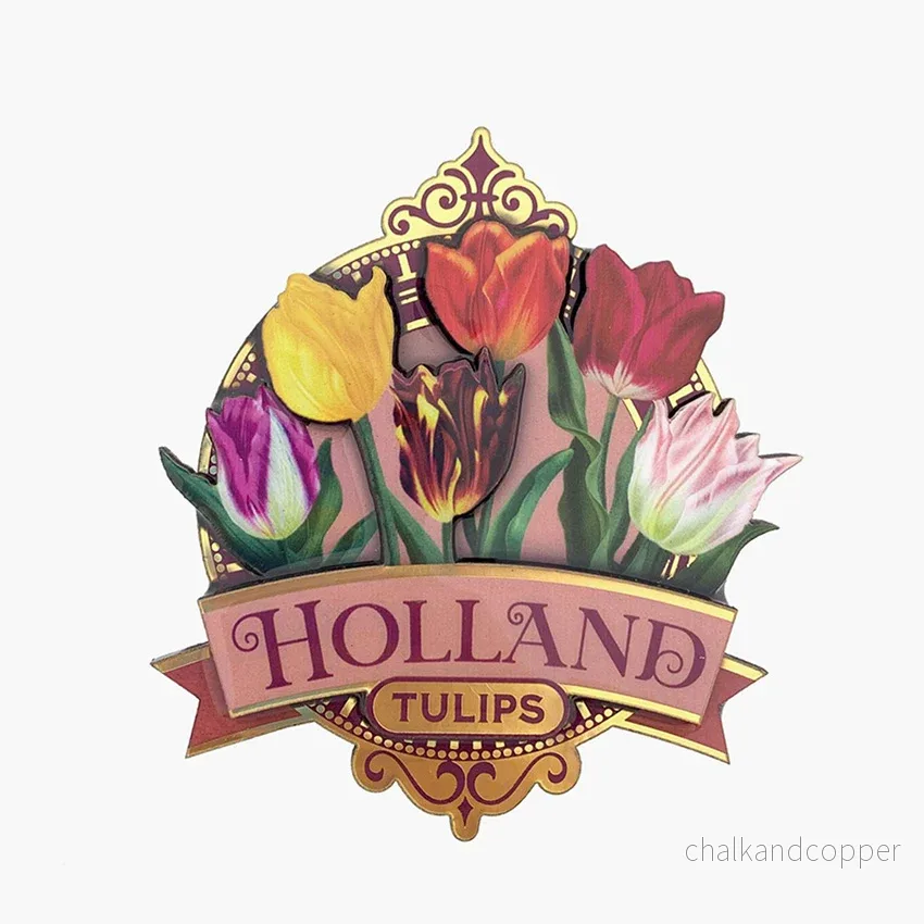 Pretty Tulips Magnet Rosa – Exklusiv Tulpan Design i MDF Pretty Tulips Magnet Rosa – Exklusiv Tulpan Design i MDF