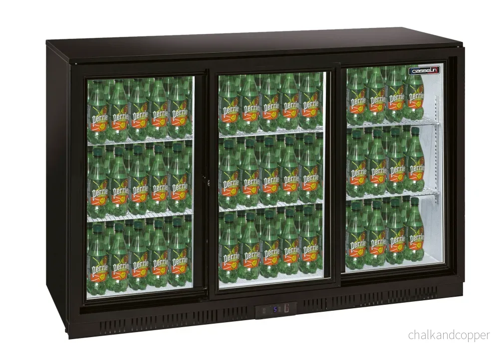 Back bar chiller 3 skjutdörrar