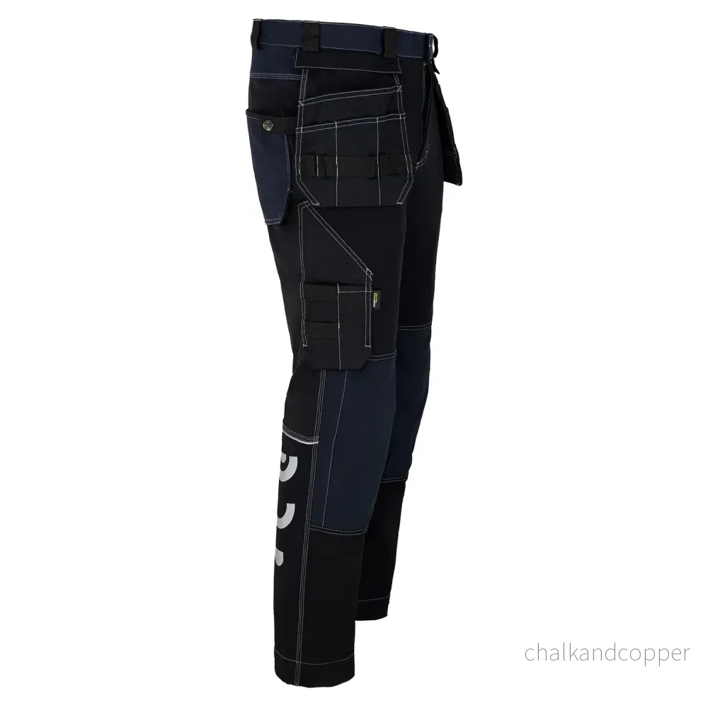 Avacore midjebyxa, stretch, cordura, svart och marinblå, storlek 56, Avaflex - Bild 3