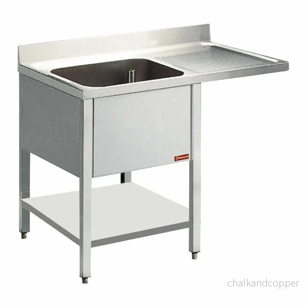 Diskbänk 1 tank och 1 avloppsyta - Bild 3