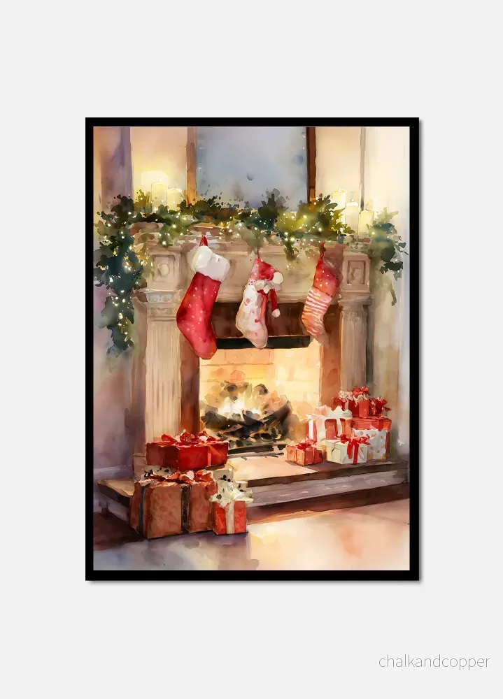 Fireplace Christmas Moment Fireplace Christmas Moment