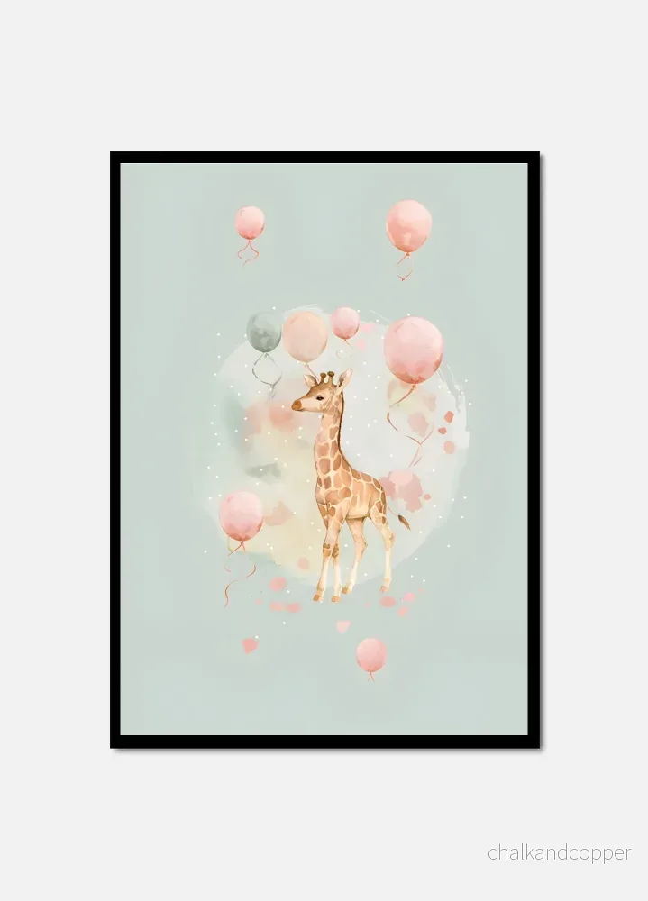 Colorful Giraffe Delight