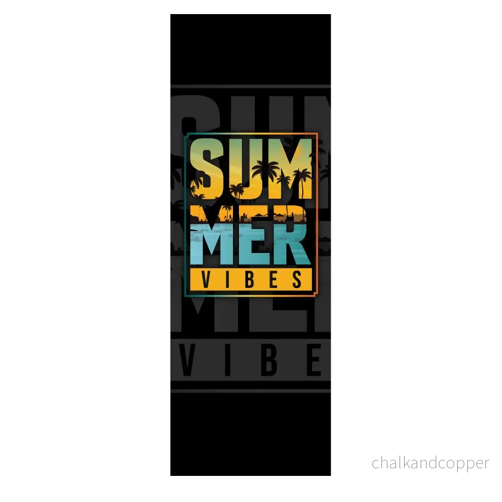 GreenBlue GB183 – klassisk solstol i bok med tryckmönstret Summer Vibes - Bild 2