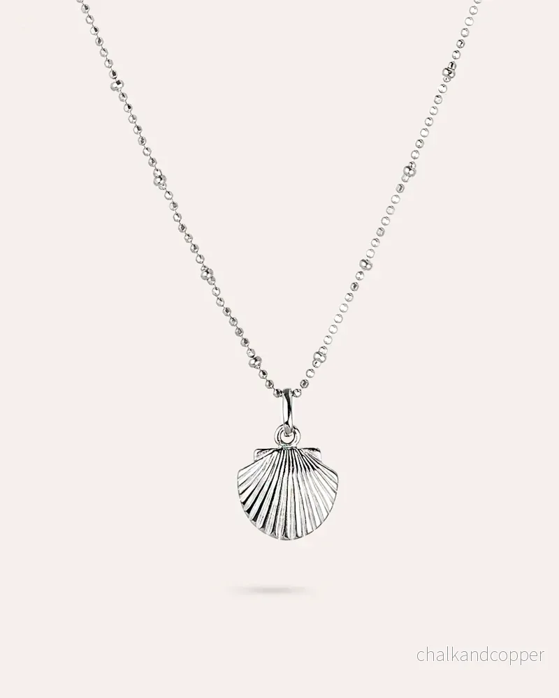 Ocean Muse Shell – Silverhalsband Ocean Muse Shell – Silverhalsband