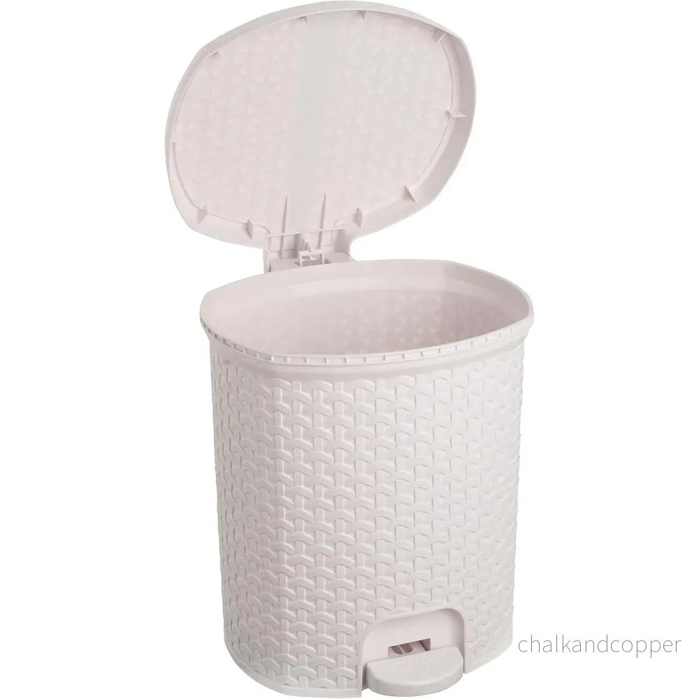 Keeper Papperskorg med Pedal, 11 L - Vit | Tjark Design - Bild 2