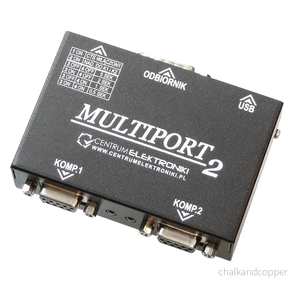 Multiport Rs-232-splitter för fiskal skrivare