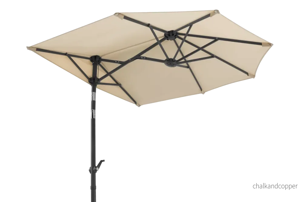 Salerno mezza parasoll med tilt 150 x 150 cm - Bild 3