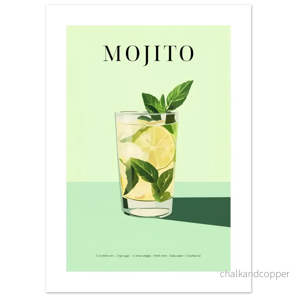 Mojito Cocktail Poster - Bild 3