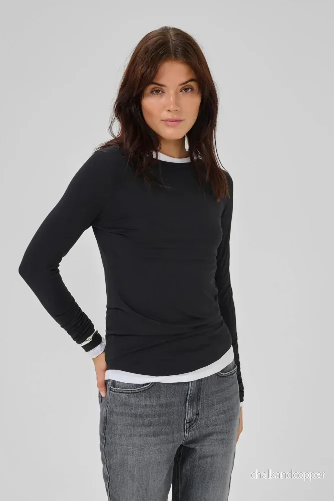 18 The Modal Blouse Black My Essential Wardrobe 18 The Modal Blouse Black My Essential Wardrobe