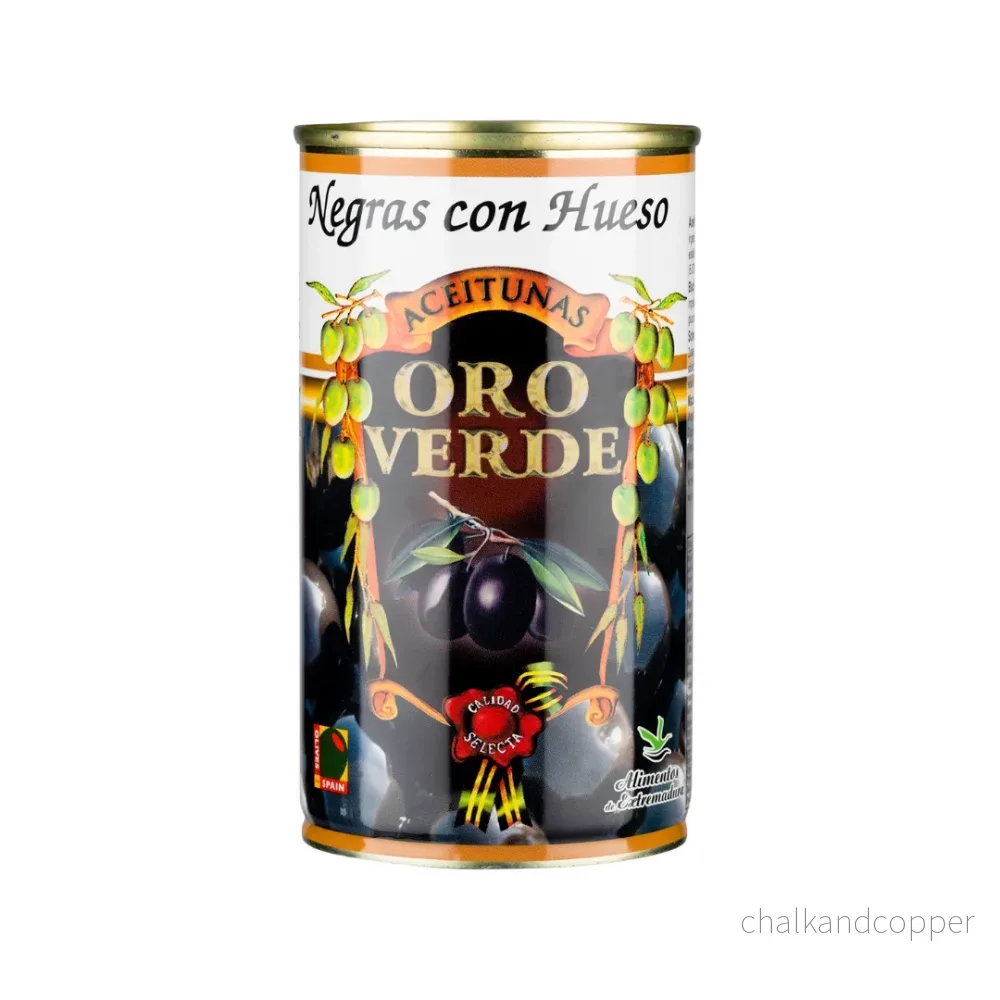 Oro Verde Cacereñaoliver Svarta Med Kärna 350g