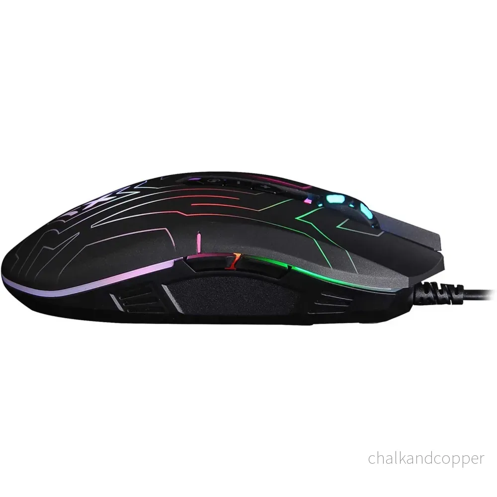 A4tech Gaming Mouse PC Bärbar Dator Wired Gamer USB Gamer 2400 DPI - Bild 2