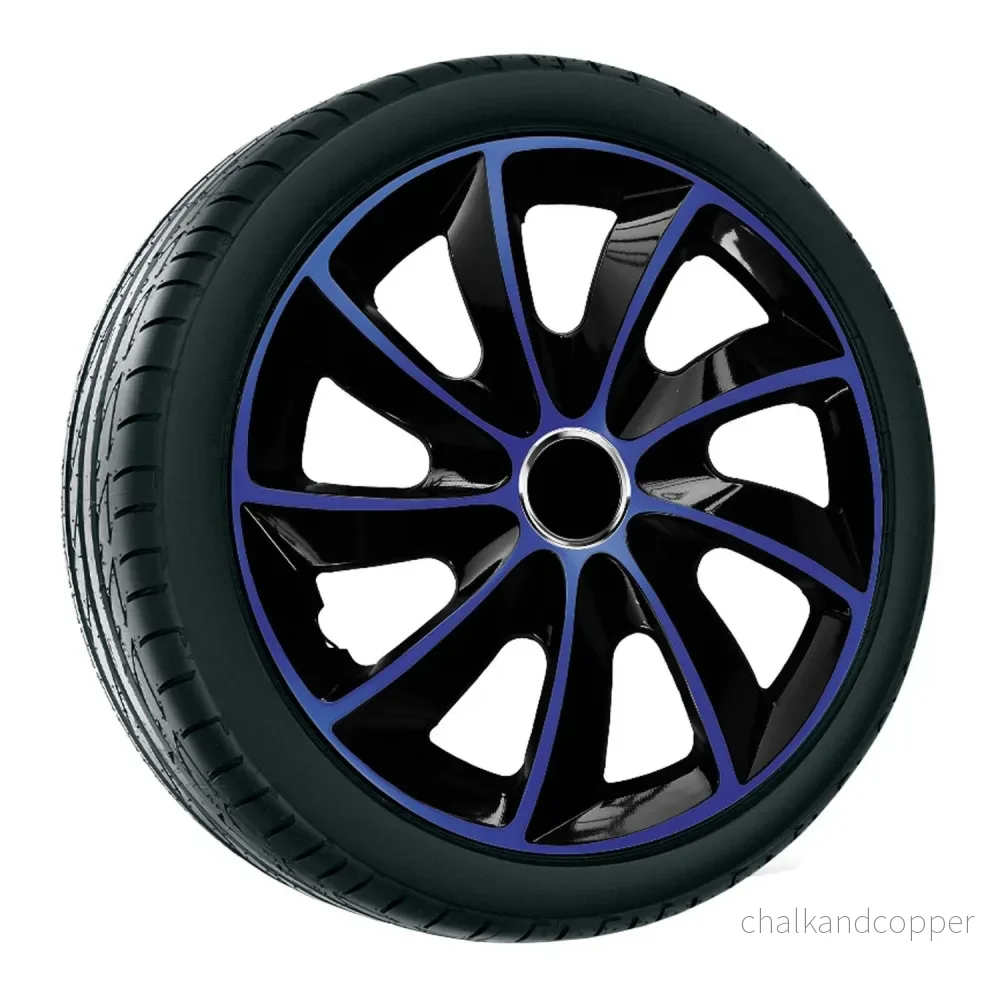 NRM EXTRA STIG BLUE BLACK 15" navkapslar 4 stycken - Bild 2