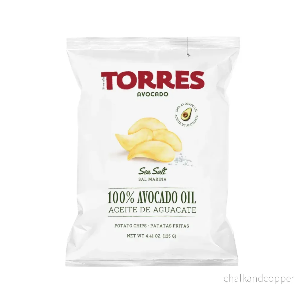 Chips Havssalt & Avokadoolja 125 g – Torres