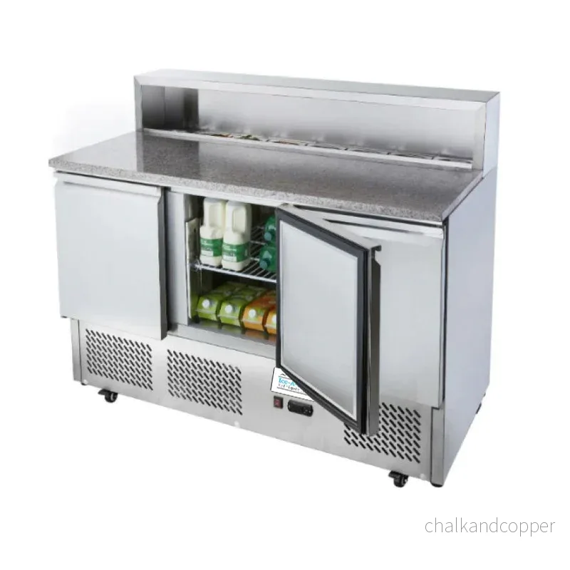 Pizzabänk – 3 dörrar – 7 x GN 1/3 – IAC Pizzabänk – 3 dörrar – 7 x GN 1/3 – IAC