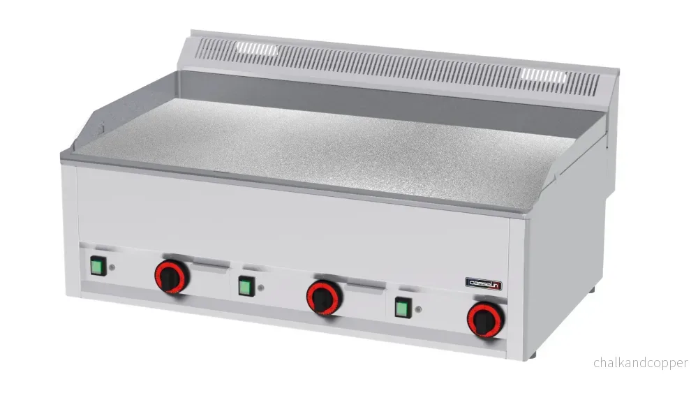 Grillplatta strukturerad krom 99