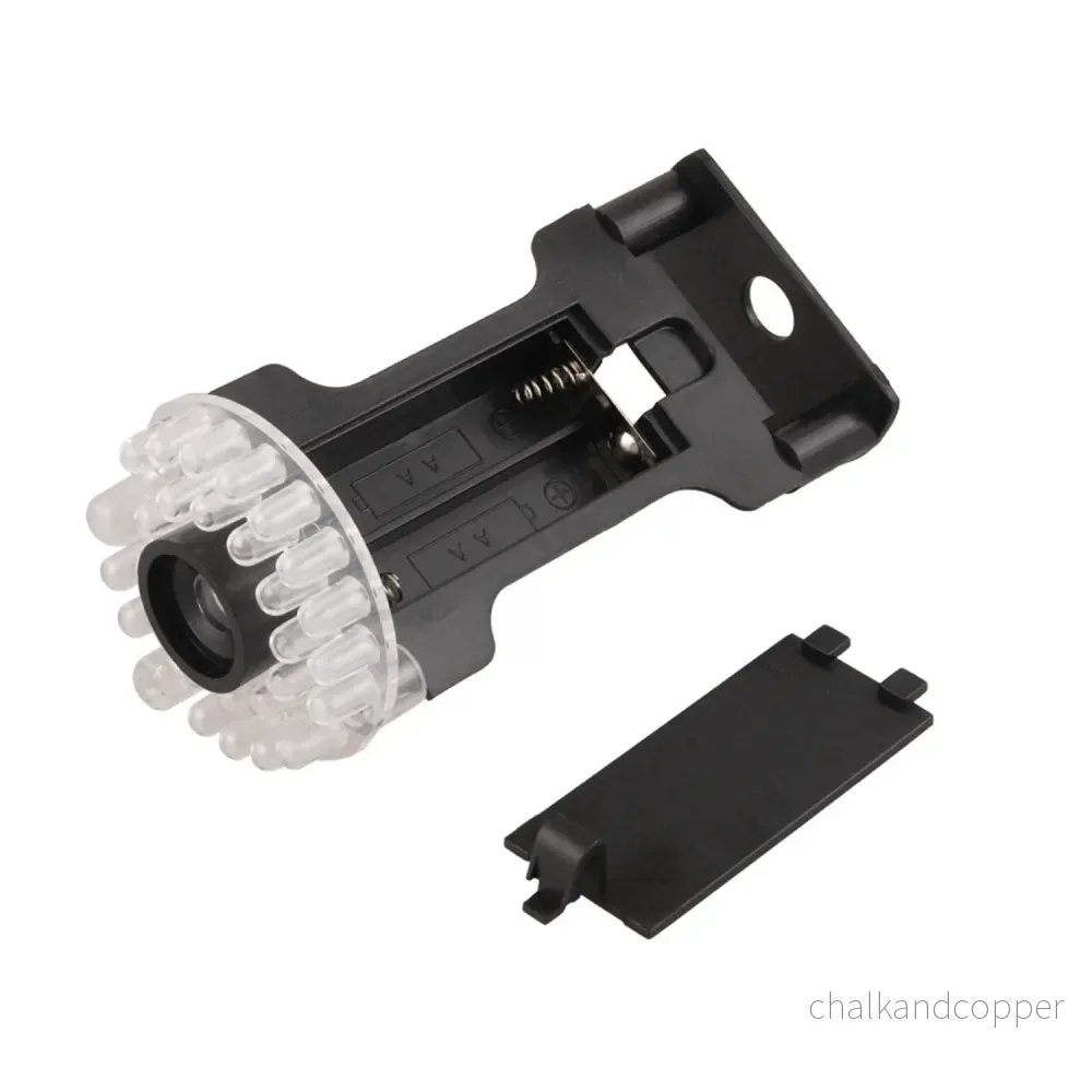 Atrapa IR9000 B IR-kamera IR LED czarna + 2x bateria AAA Varta Industrial - Bild 3