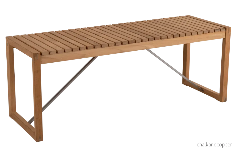 Vevi teak bänk 120 cm Vevi teak bänk 120 cm