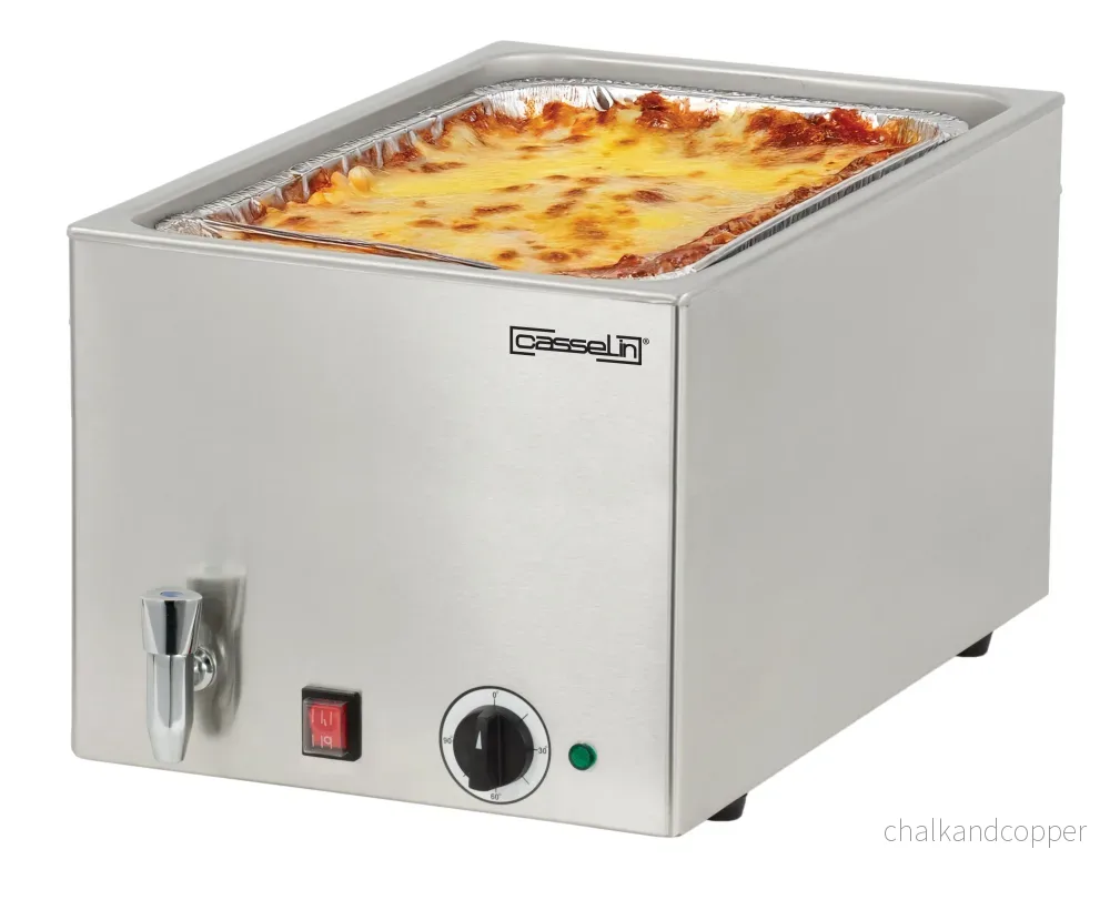 Bain-marie med avloppskran GN 1/1 – 200 mm