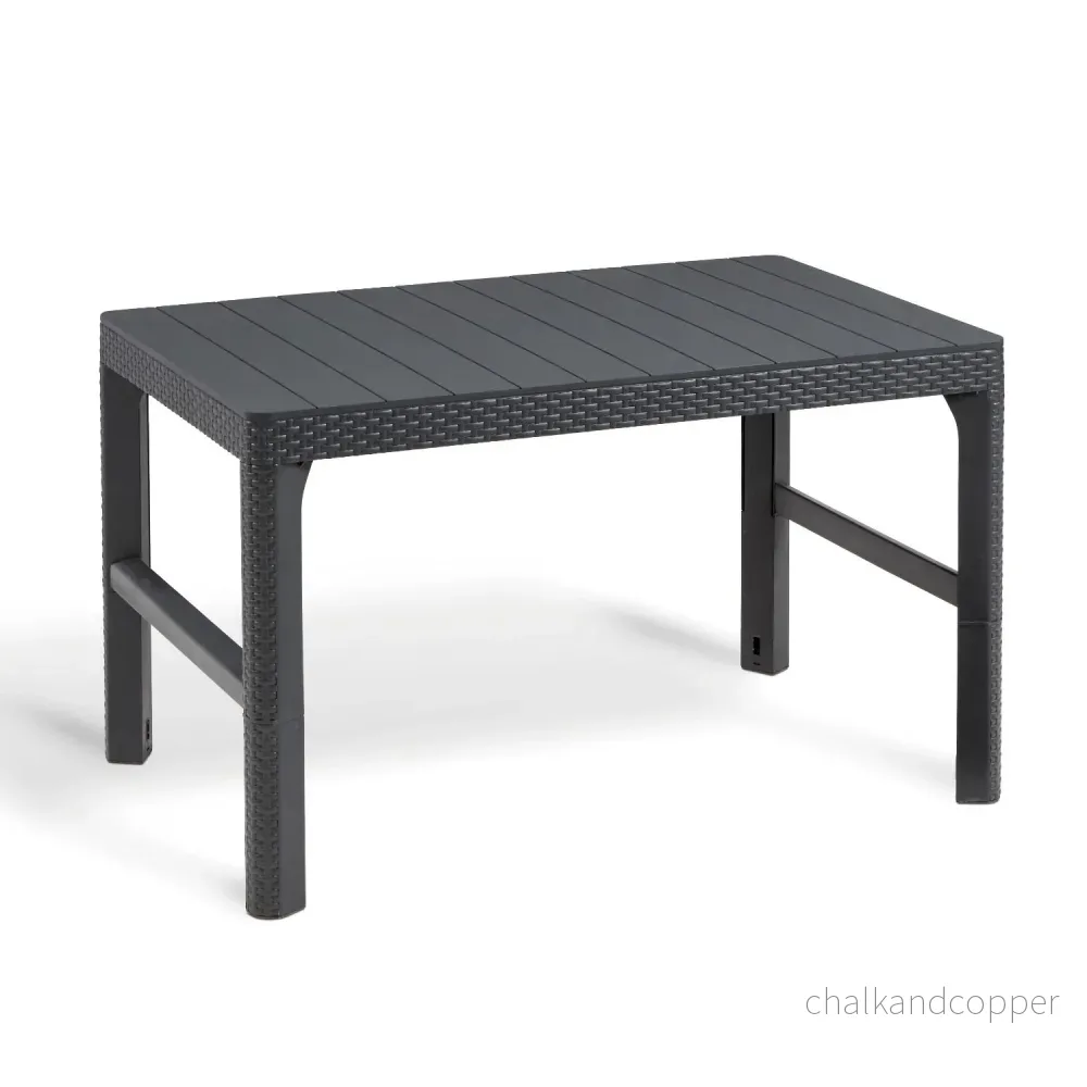 Keter Allibert Rotting Lyon tvåsitsigt bord graphite