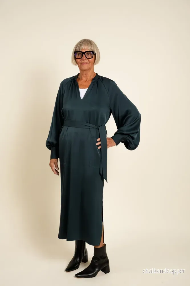 Belted Long Sleeve Dress Dawn Blue Filippa K Belted Long Sleeve Dress Dawn Blue Filippa K
