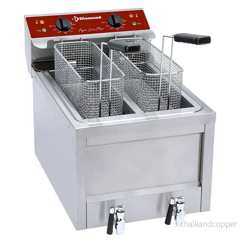 Elektrisk fritös 2 x 8 Lit. – TOPPEN