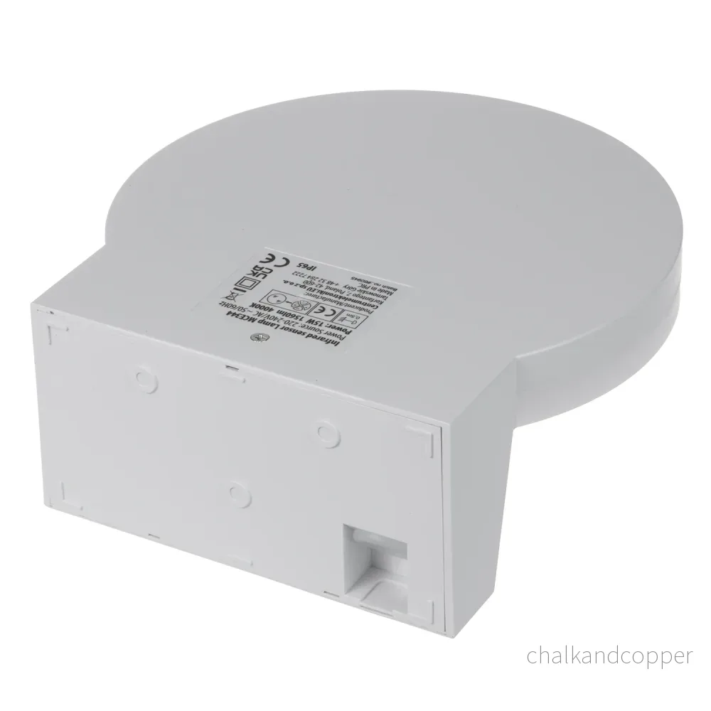Maclean LED-lampa med rörelsesensor, PIR-sensor, vit, 15 W, IP65, 1560 lm, neutralvit färg (4000 K) MCE344 W, 2 st - Bild 2
