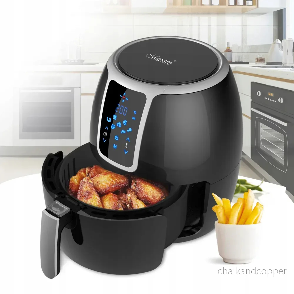 Maestro fettfri fritös, 1500W, 3,7L, svart, MR-756 - Bild 2