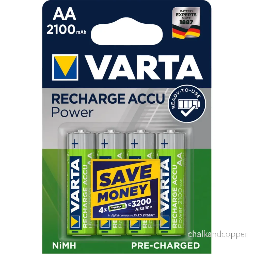 Laddningsbart batteri VARTA READY2USE R6 AA 2100mAh 1.2, 4 st