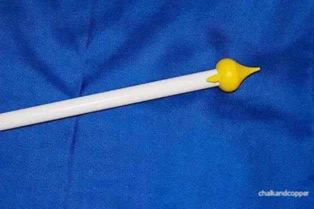 Fasadstång vit 130 cm - Bild 3