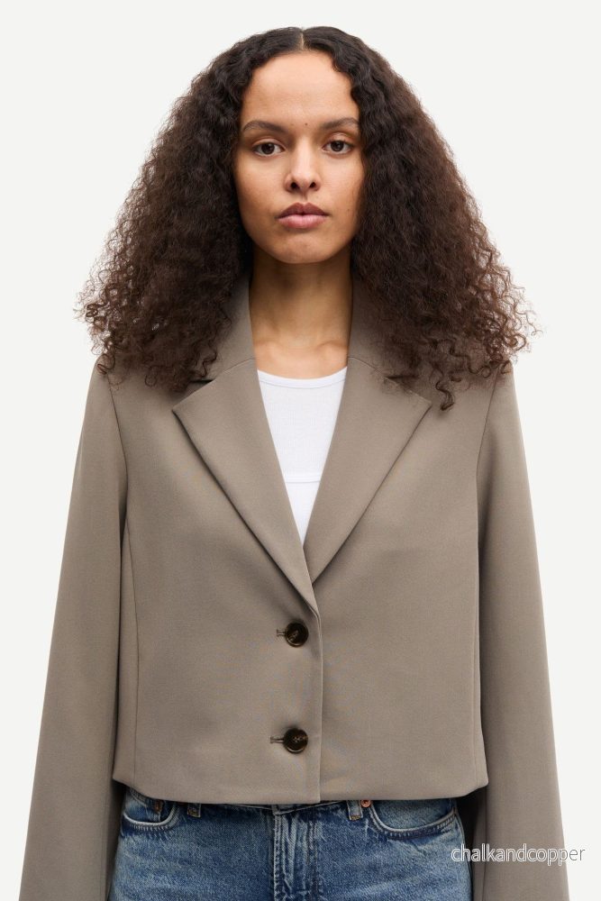 Salaney Blazer 15790 Dark Aluminum Samsoe Samsoe