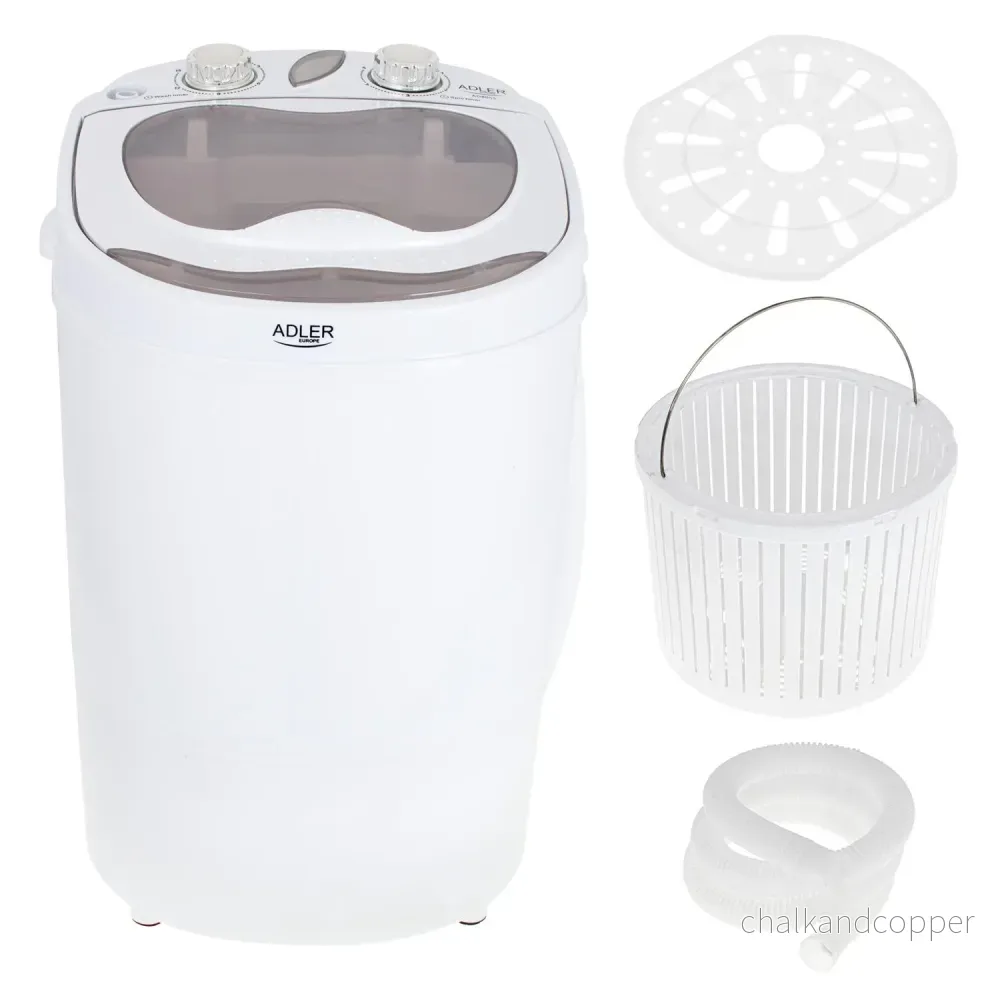 Bärbar turisttvättmaskin Adler AD 8055 150W 3 kg 1 kg - Bild 3