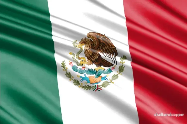 Mexikos flagga