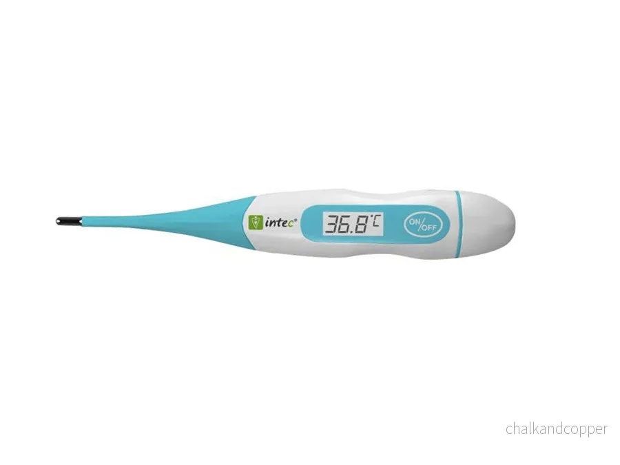 Intec KFT-03 Digital Febertermometer Termometer För Mätning Av Kroppstemperatur Med Feberlarm Automatisk Avstängning - Bild 2